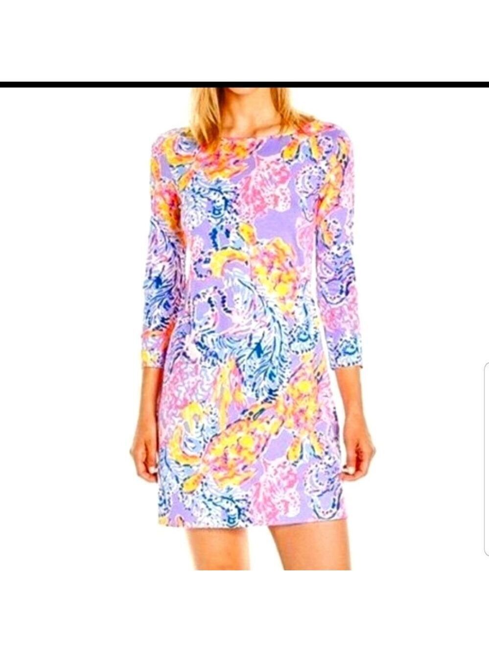 Lily Pulitzer Verbena Marlowe Turtle Lilac Dress SZ XS